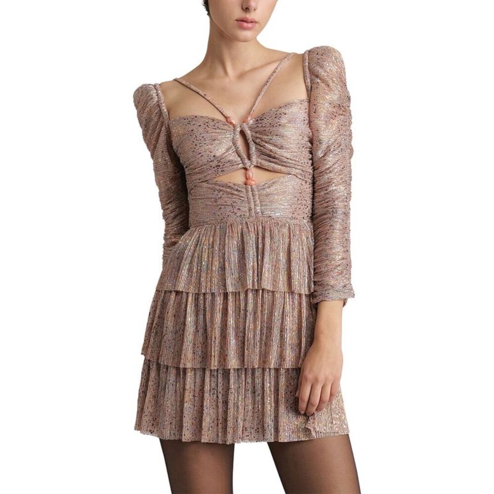 Sabina Musayev Womens  Layla Mini Dress, Pink